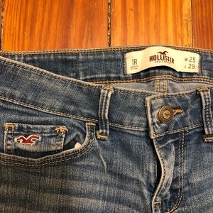 Distressed hollister jeans
